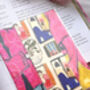 Colourful Illustrated Double Sided Bookmark Set, thumbnail 2 of 9