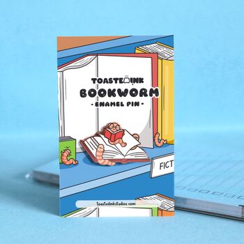 Bookworm Enamel Pin, 4 of 5