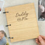 Engraved ‘Daddy And Me/Us’ Photo Album Book, thumbnail 1 of 6