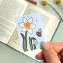 December Magnetic Birth Flower Bookmark Narcissus, thumbnail 4 of 7