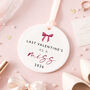Last Valentines As A Miss Bow Design Bottle Tag Gift, thumbnail 8 of 12