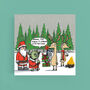 Yoda And Rudolph Star Wars Christmas Card, thumbnail 1 of 2