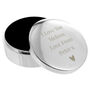 Personalised Engraved Round Ring Box, thumbnail 7 of 7