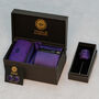 Cadbury Purple Tie Set And Socks Wedding Groomsmen Gift, thumbnail 5 of 8
