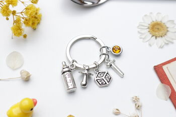 New Baby Keyring. Baby Shower Gift, 2 of 12
