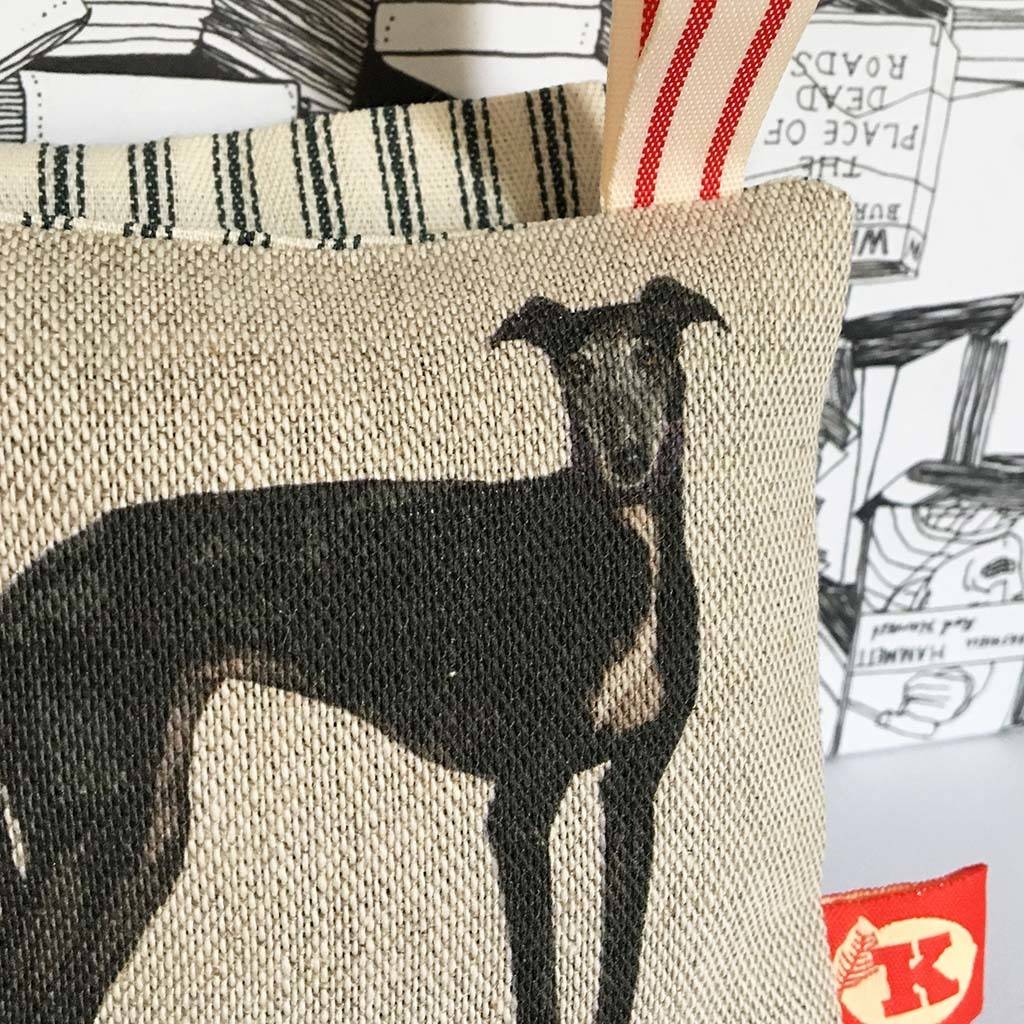 whippet or greyhound lavender bags by keylime design