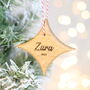 Personalised Star Christmas Tree Decoration, thumbnail 3 of 7