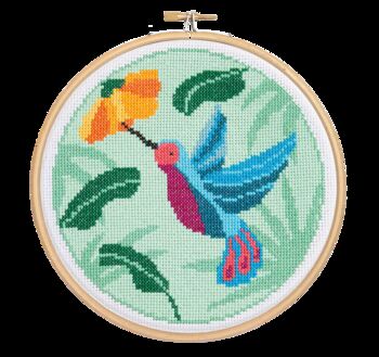 Hummingbird Cross Stitch Kit, 2 of 3