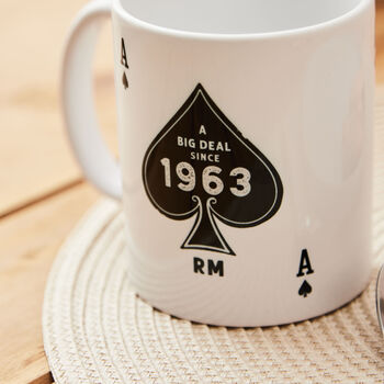 Personalised Ace Of Spades Mug, 2 of 3