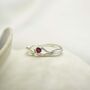 Dainty Ruby Ring, thumbnail 1 of 8