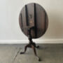 Antique Oak Tilt Top Tripod Side Table, thumbnail 8 of 9