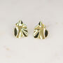 Pebble Geometric Stud Earrings | 18 K Gold Plated, thumbnail 1 of 7