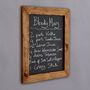 Old Wood Framed Magnetic Chalkboard Blackboard B, thumbnail 1 of 2