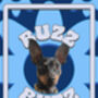 Custom Pet Cat Dog Portrait Groovy Print, thumbnail 2 of 5