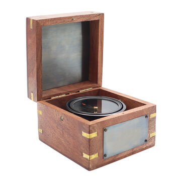 Personalised Royal Gimbal Compass Gift With Your Text, 5 of 11