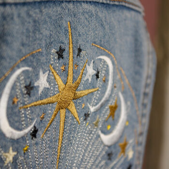 Custom Denim Jacket It Was Written In The Stars, 5 of 9