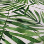 Green Thin Leaves Tropical Soft Pillow Cover, thumbnail 2 of 7