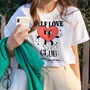 'Self Love Club' Retro Graphic Tshirt, thumbnail 2 of 9