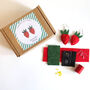 Make Your Own Strawberry Earrings Kit, thumbnail 1 of 5