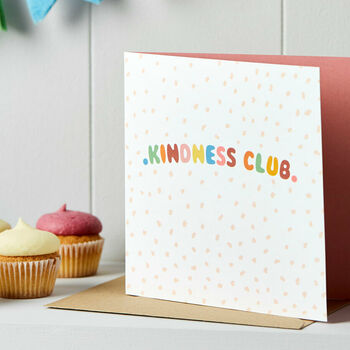 Kindness Club Encouragement Greeting Card, 3 of 3