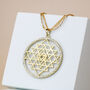 Large Geometric Pendant Necklace, thumbnail 3 of 7