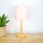 Linen Light Dusty Pink Lampshade, thumbnail 4 of 9