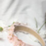 Pink Flower Embellished Headband With Gems, thumbnail 4 of 6