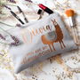 Personalised G Llama Rous Make Up Bag, thumbnail 1 of 2