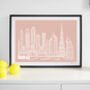 Dubai Skyline Typography Print, thumbnail 7 of 8