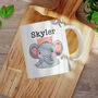Children's Personalised Animal Elephant Gift Mug, thumbnail 1 of 4