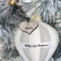 Babies First Christmas Hot Air Balloon Bauble, thumbnail 2 of 3