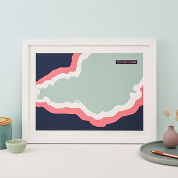 Abstract Coastline Personalised Prints, 2 of 10
