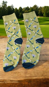 Golf Socks With Handmade Gift Box – Fun Gift Golfers, 2 of 8