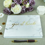 Wedding Guest Book With Gold Foil, thumbnail 1 of 2