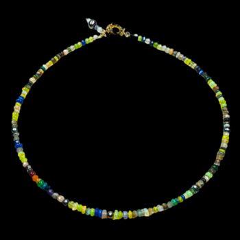 Neon Fantasy Ethiopian Opal Necklace, 11 of 12