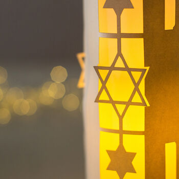 Happy Hanukkah Party Decoration Lantern, 7 of 10