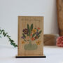 Personalised Printed Oak Flower Card, thumbnail 5 of 9