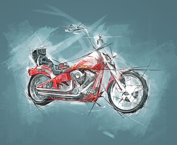 Personalised Custom Bike Art Print, 2 of 5