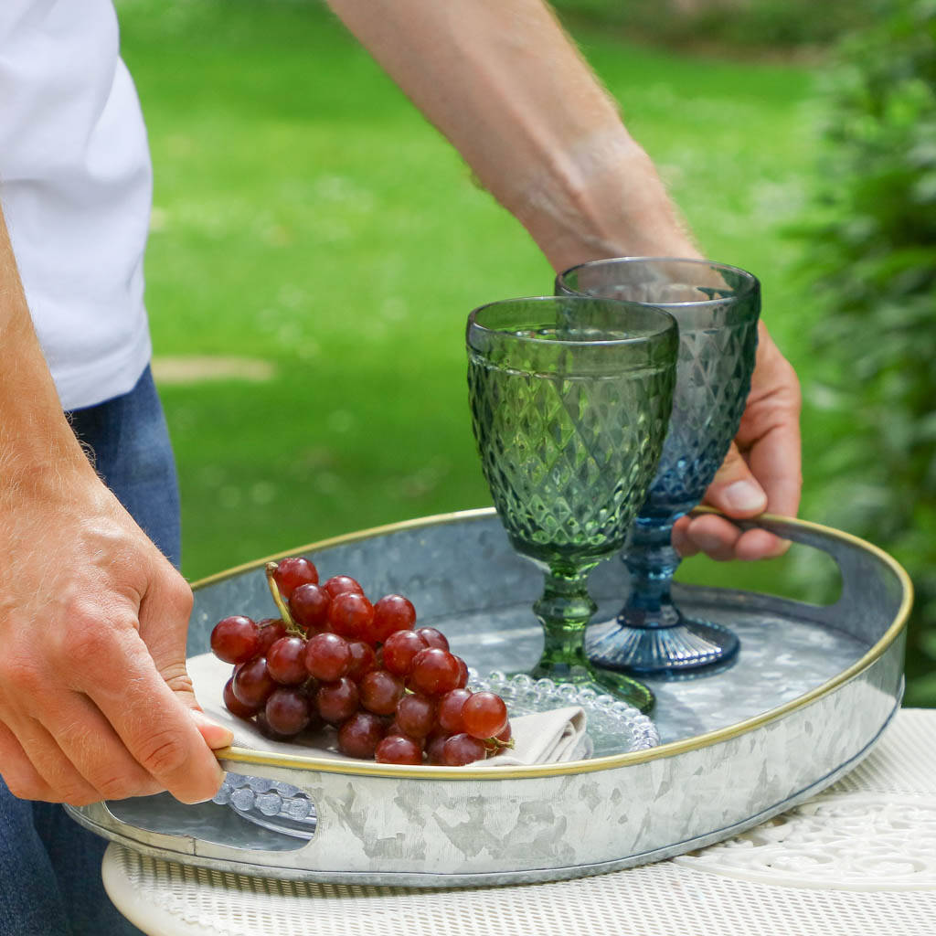 Luxury Serving Tray With Handles By Dibor Notonthehighstreet