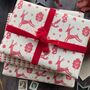 Christmas Scandi Style Paper Fibre Wrapping Paper Set, thumbnail 5 of 12