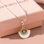 Sundar Fan Turquoise Sterling Silver Necklace, thumbnail 1 of 8