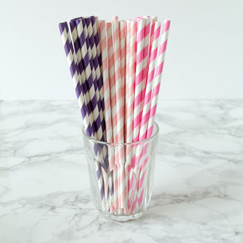 Striped Paper Straws, 2 of 9