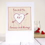 Personalised Cupids Arrow Anniversary / Valentines Card, thumbnail 1 of 12