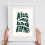 Kiss Me Bad Karma Print, thumbnail 2 of 5