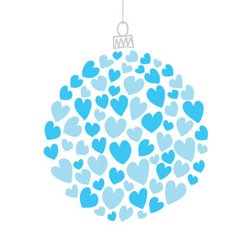 Sending Love At Christmas, Bauble Card, 2 of 2