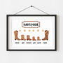 Dad's Posse Family Cowboy Boots Print, thumbnail 2 of 3