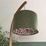 Katie Green Tweed Floral Lined Drum Lampshades, thumbnail 1 of 6