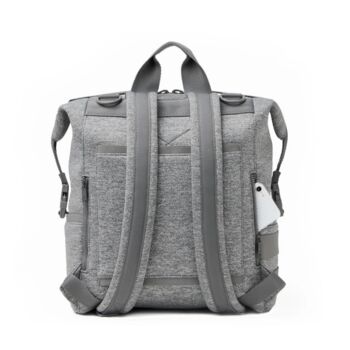 Grey Waterproof Neoprene Baby Changing Bag, 3 of 6