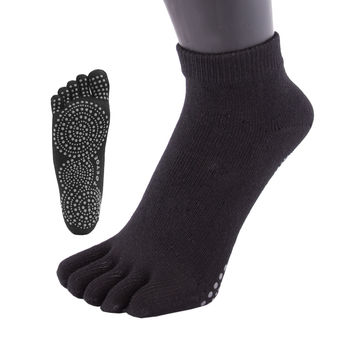 Yoga And Pilates Anti Slip Sole Trainer Toe Socks, 4 of 4