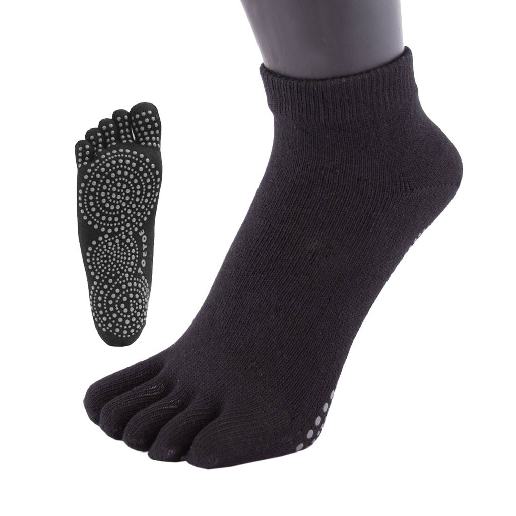 Yoga And Pilates Anti Slip Sole Trainer Toe Socks By TOETOE ...